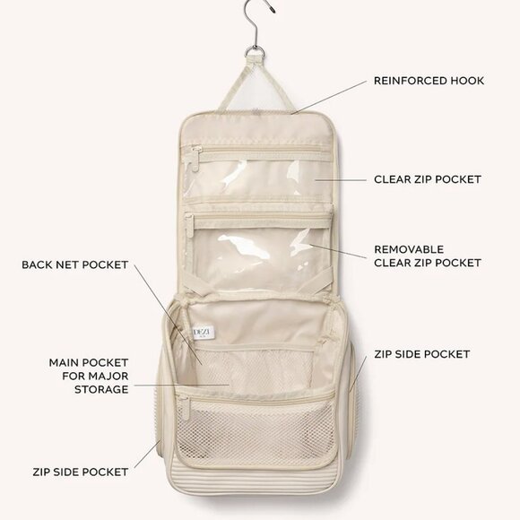 DEZI SKIN Pack It All- Multi-Purpose Hanging Travel Bag - Picture 1 of 4